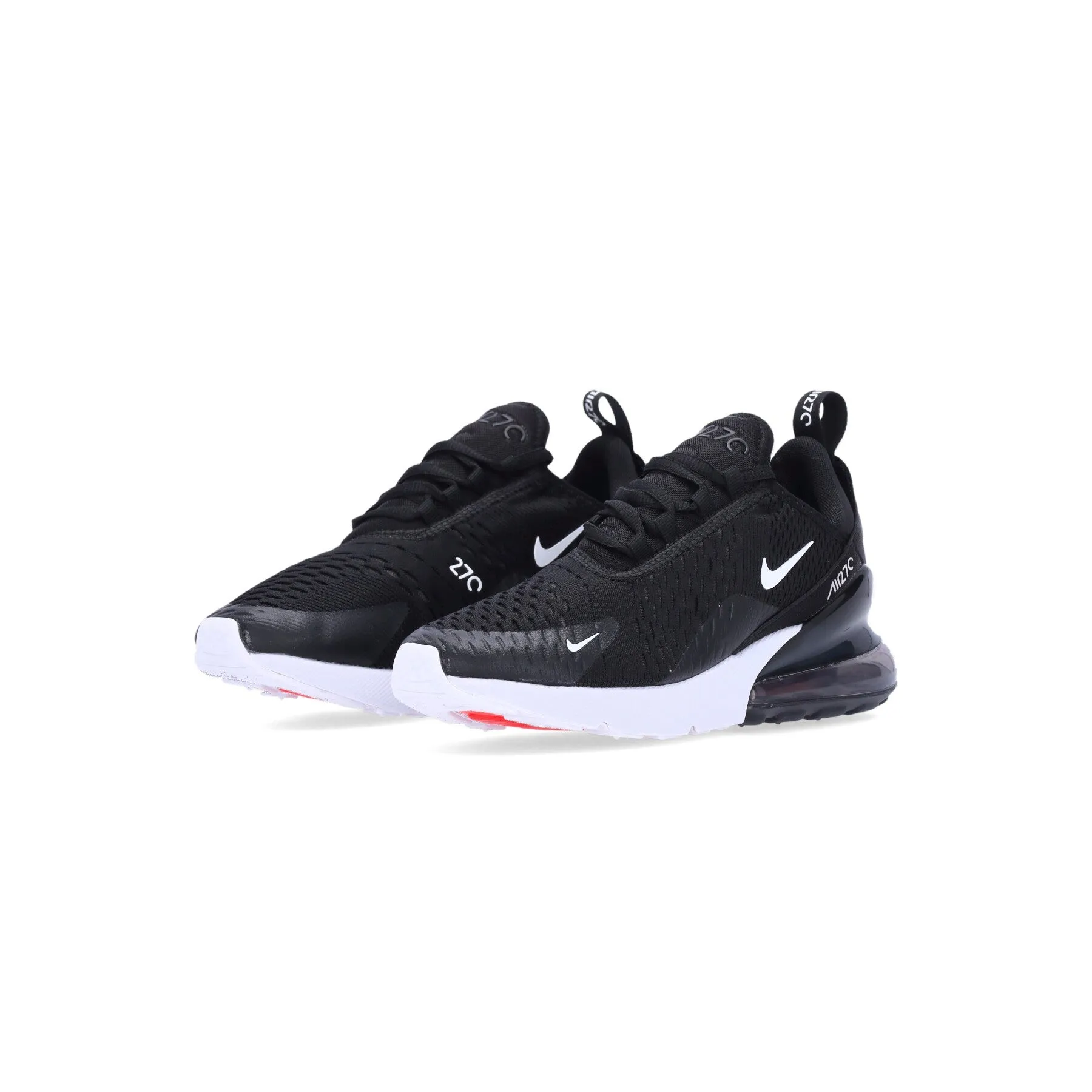Scarpa Bassa Uomo Air Max 270 Black/anthracite/white/solar Red