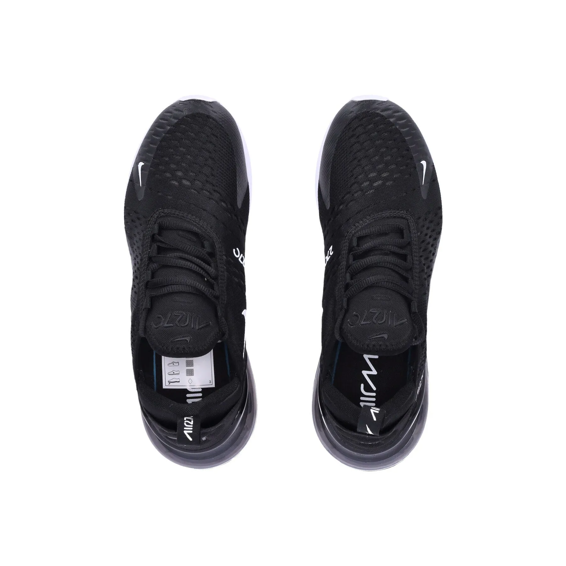 Scarpa Bassa Uomo Air Max 270 Black/anthracite/white/solar Red