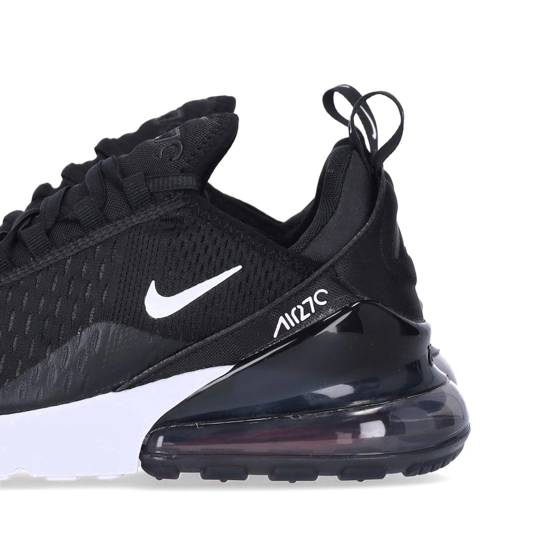 Scarpa Bassa Uomo Air Max 270 Black/anthracite/white/solar Red