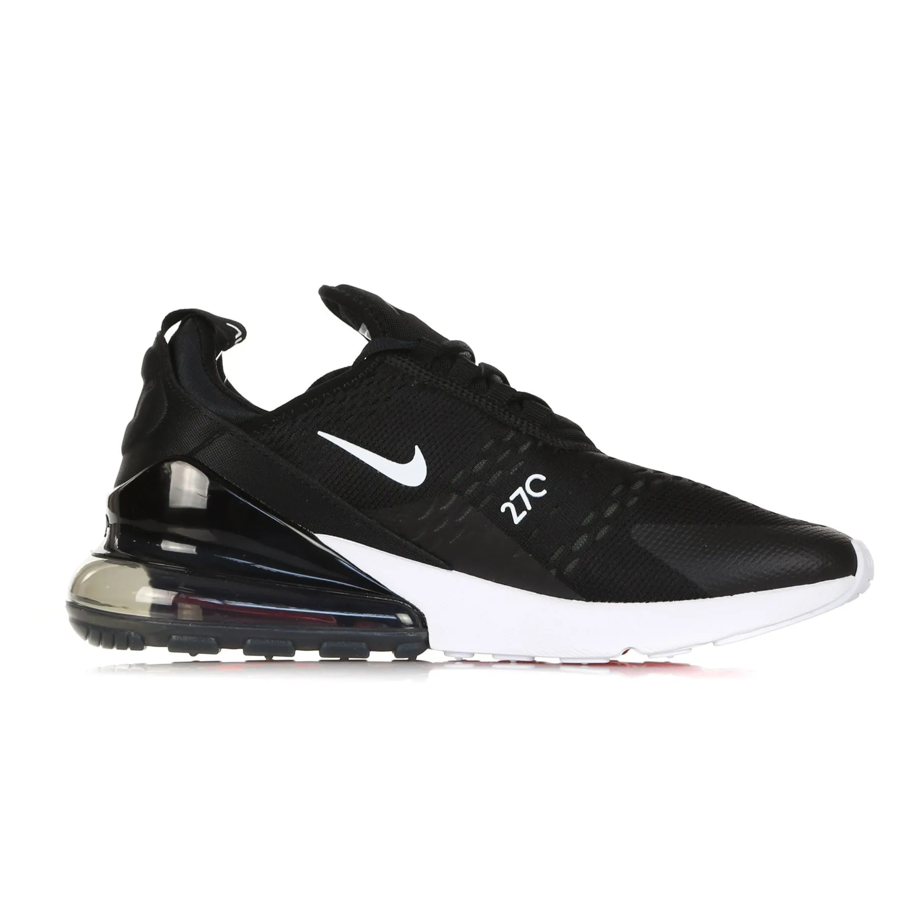 Scarpa Bassa Uomo Air Max 270 Black/anthracite/white/solar Red