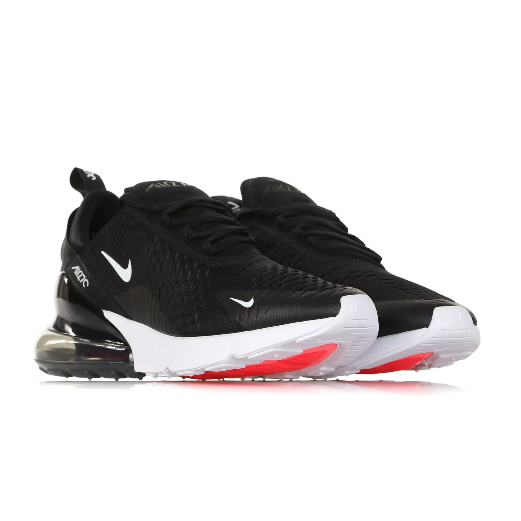 Scarpa Bassa Uomo Air Max 270 Black/anthracite/white/solar Red