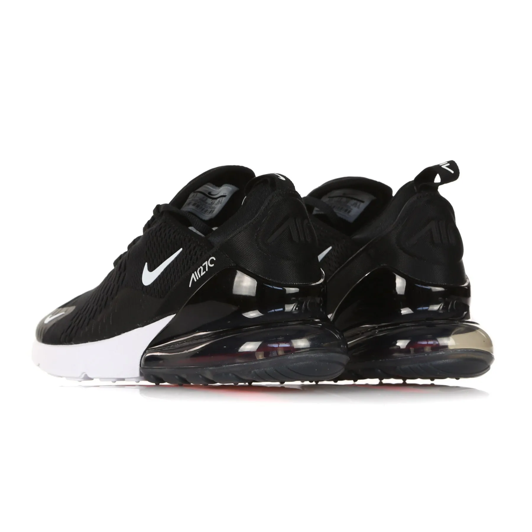 Scarpa Bassa Uomo Air Max 270 Black/anthracite/white/solar Red