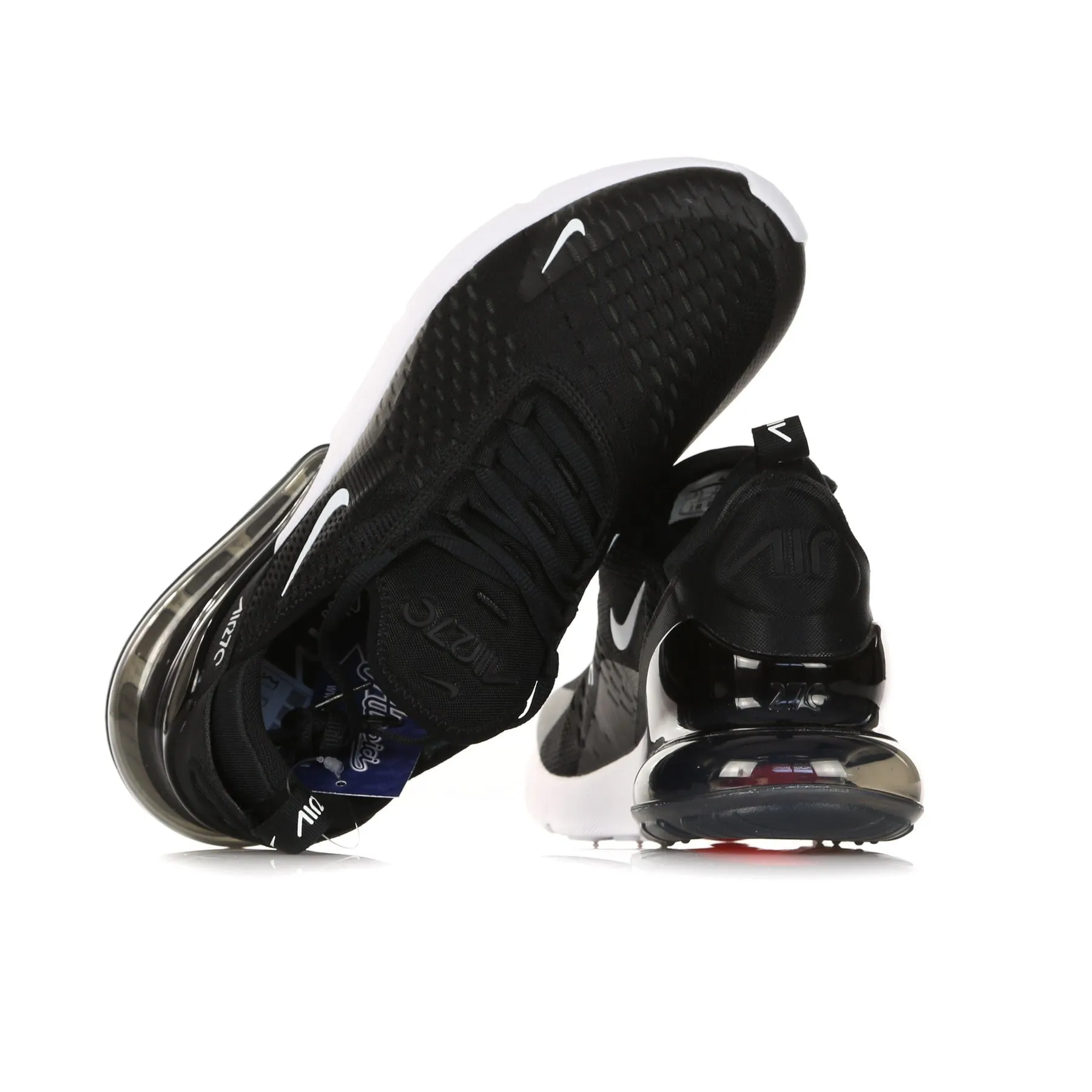 Scarpa Bassa Uomo Air Max 270 Black/anthracite/white/solar Red