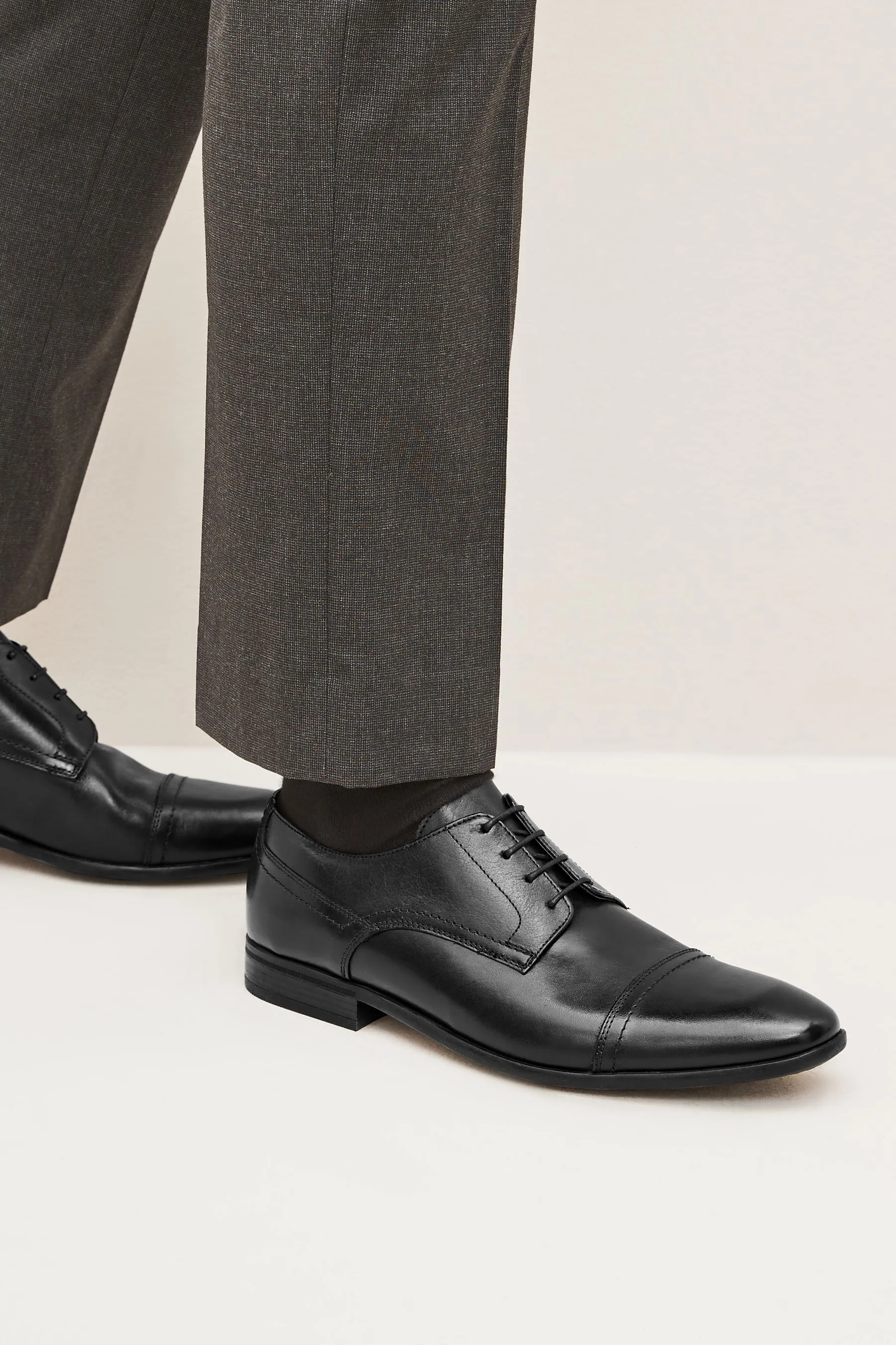 Scarpe Derby toe Scarpe in pelle    