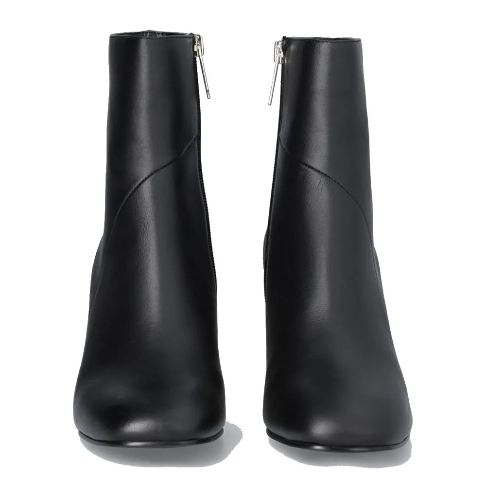Scarpe Donna LIU JO Sara 01 Stivaletti in Pelle Nera con Tacco