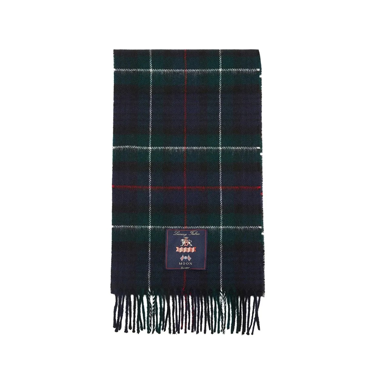 Sciarpa Baracuta Check Wool Blu / Verde