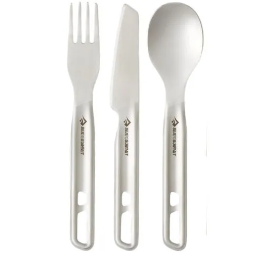Sea To Summit Detour Stainless Steel Cutlery Set posate da campeggio