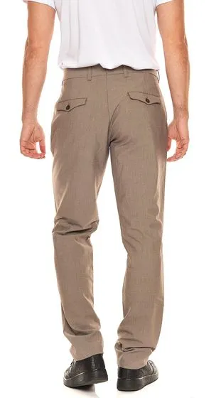 SELECTED HOMME Pantaloni eleganti da uomo Slim-Carlo Flex Structure Beige