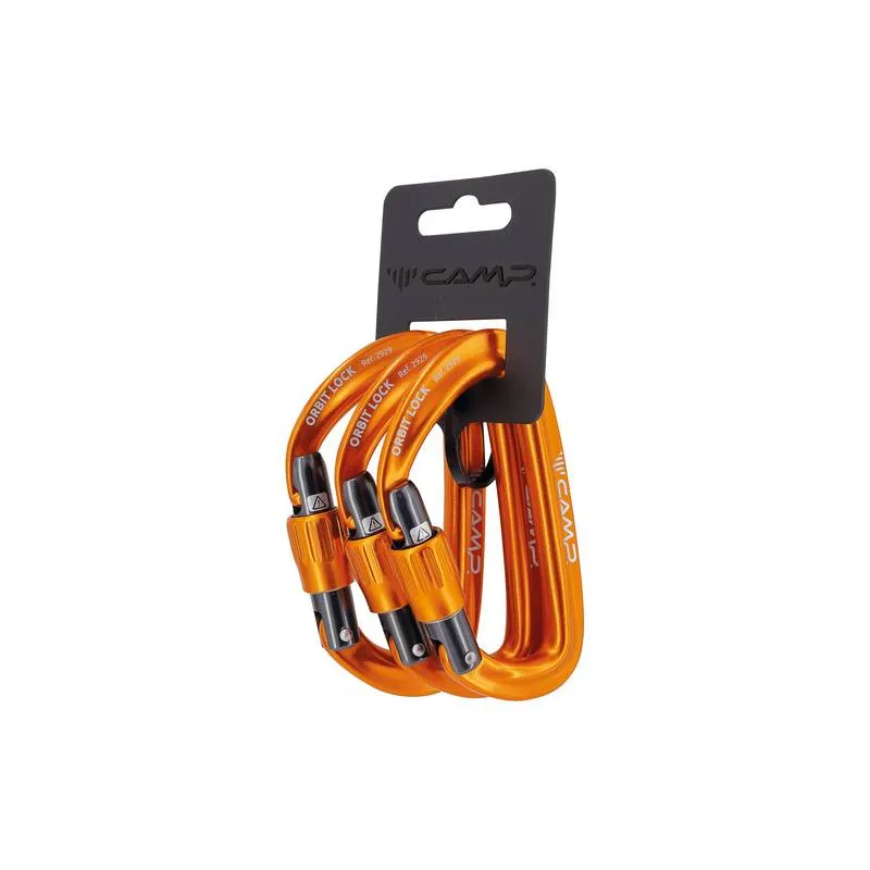 SET 3 ORBIT LOCK - Set moschettoni