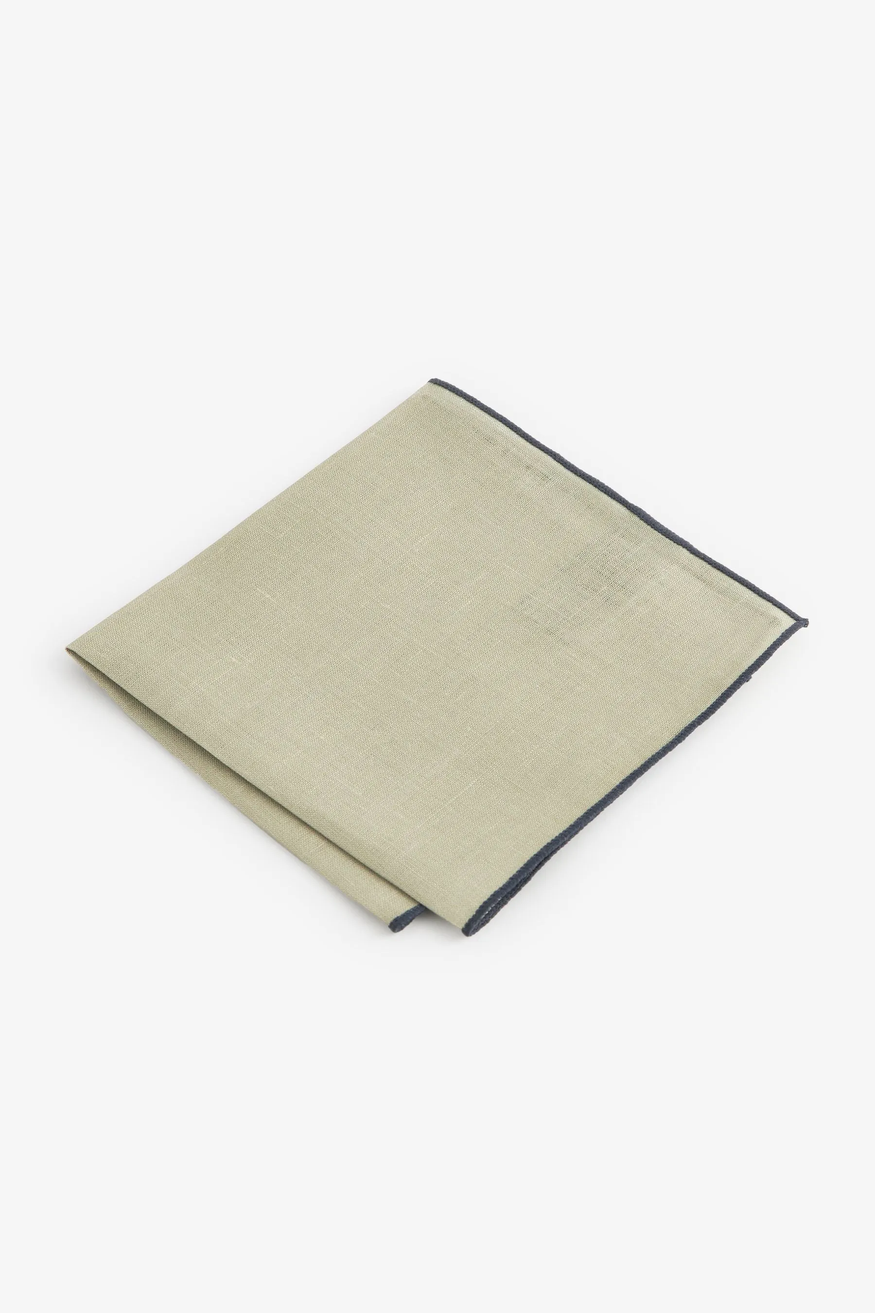 Set con cravatta e fazzoletto da taschino in lino