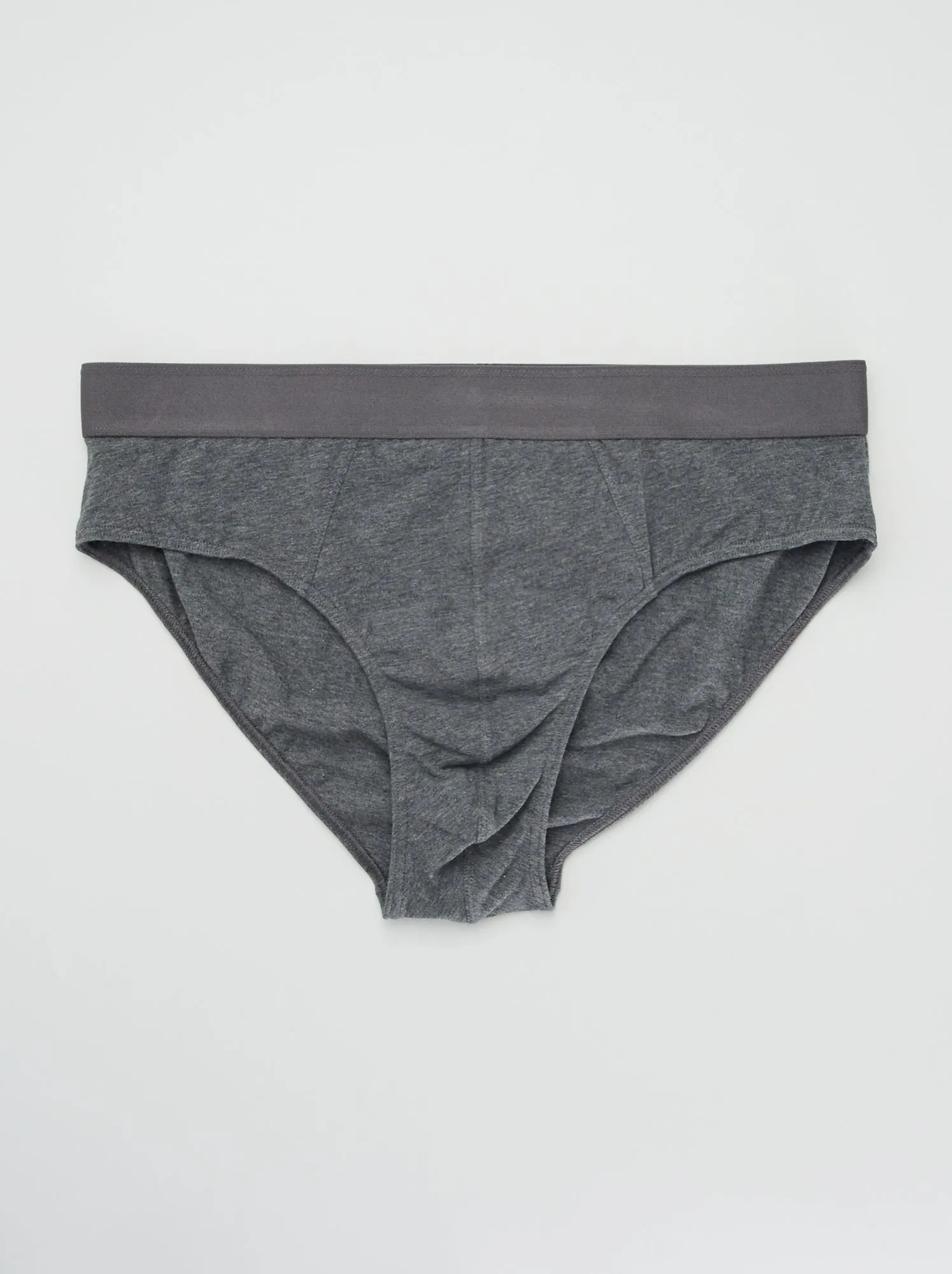 Set di 3 slip tinta unita - GRIGIO