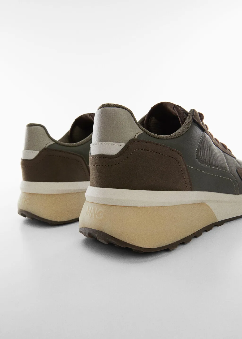 Sneaker combinate pelle