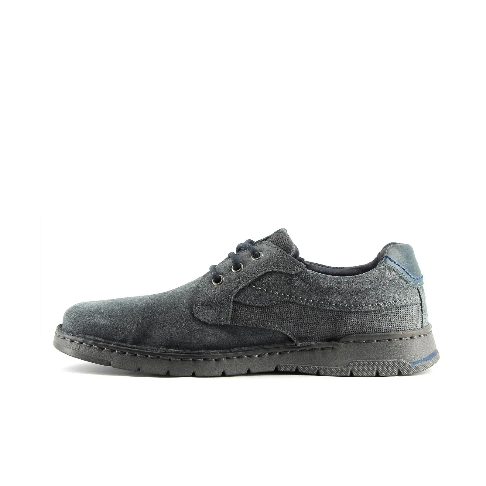 Sneakers azzurre con suola in gomma