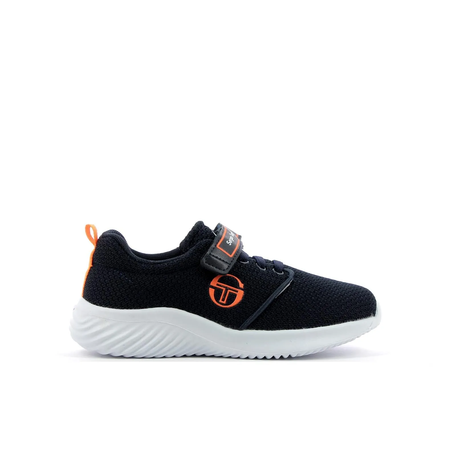 Sneakers bambino da running blu in tessuto