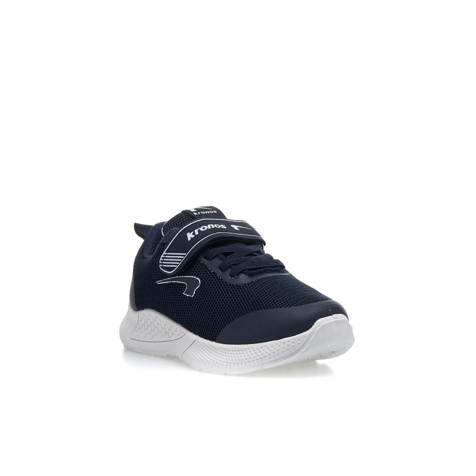 Sneakers blu running da bimbo con velcro