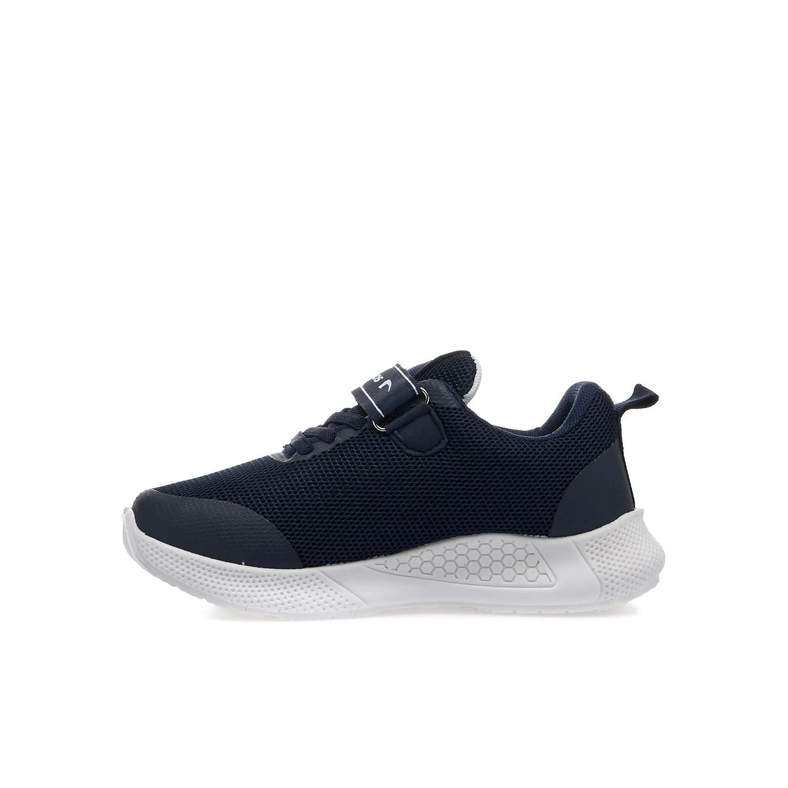 Sneakers blu running da bimbo con velcro