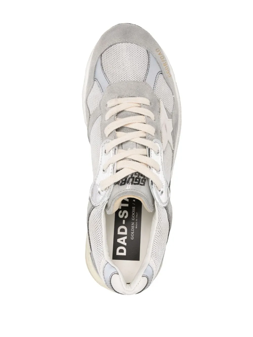 Sneakers running dad in grigio - donna