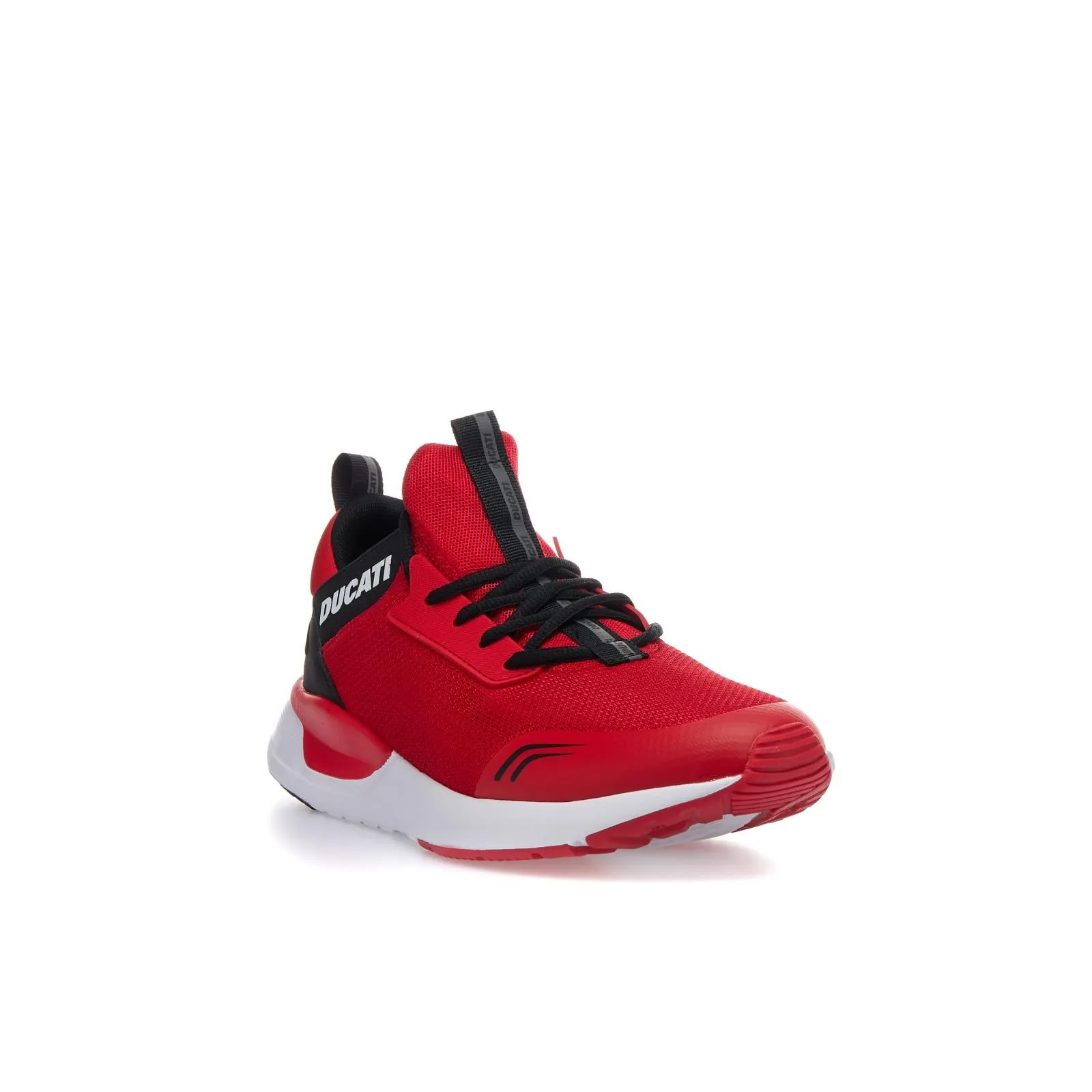 Sneakers uomo rosse da running foresto K con logo