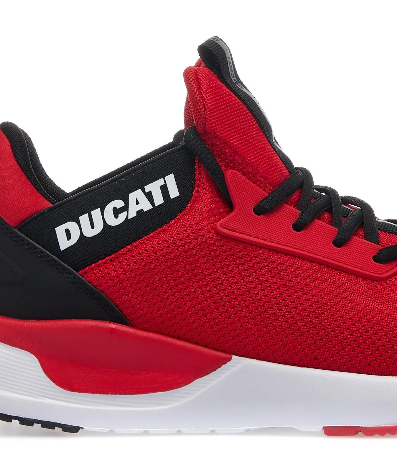 Sneakers uomo rosse da running foresto K con logo