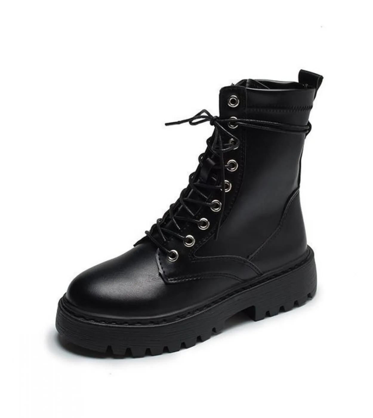 Stivaletti bianchi Platform Scarpe da donna bianche Stivali Piattaforma da moto Botas Stivali da donna