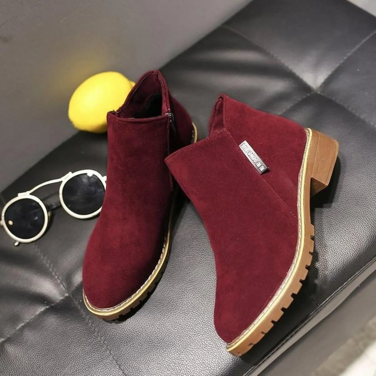 Stivaletti da moto Botas Scarpe con cerniera Stivali da donna Stivali da donna Stivali nuovi