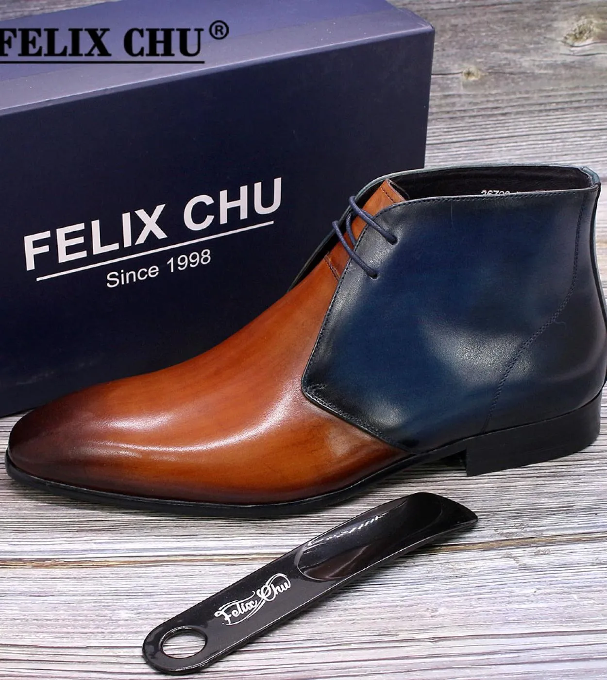 Stivali da uomo in vera pelle di lusso Stivaletti da uomo in vera pelle classici