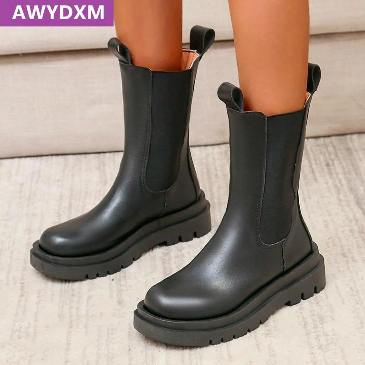 Stivali Donna Inverno 2022 Stivali Chelsea da donna 2022 Nuovo Inverno 2023 Nuovo Inverno
