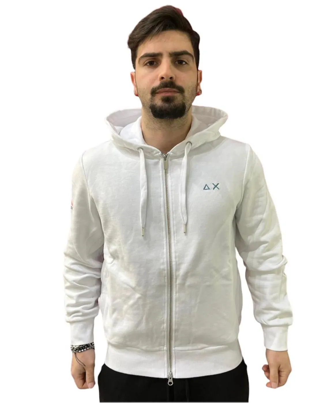 Sun 68  ---------    ------------  felpa hood sun68 beach logo cott.fl. non definito