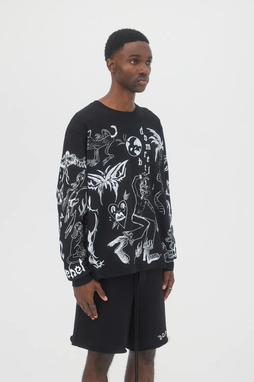 Tattoo Longsleeve T-shirt Black