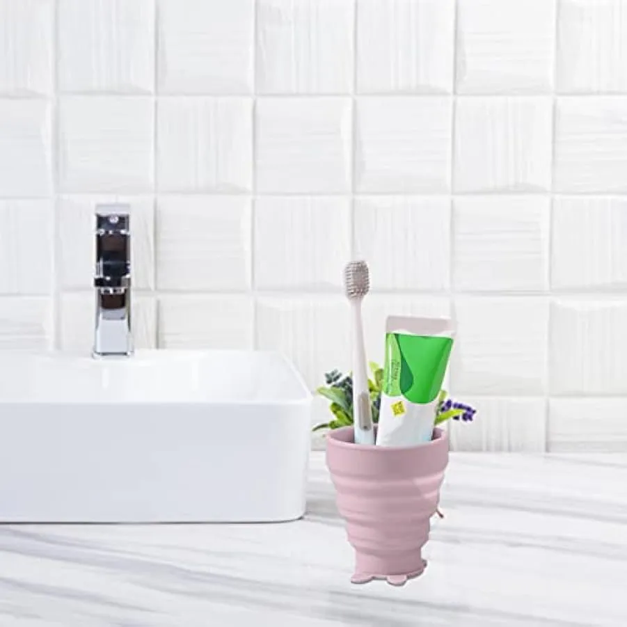 Tazze pieghevoli per viaggiare | Borraccia pieghevole in silicone riutilizzabile – Tazza da campeggio portatile espandibile con 
