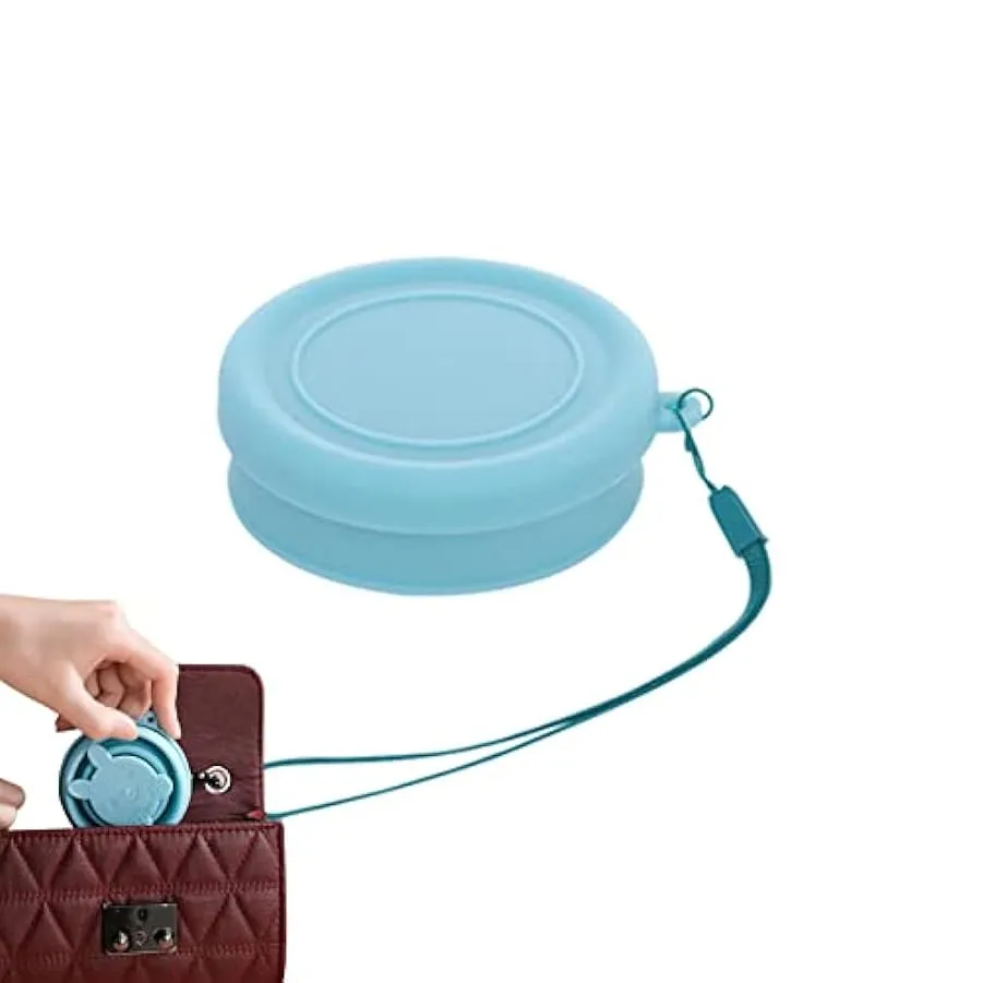 Tazze pieghevoli per viaggiare | Borraccia pieghevole in silicone riutilizzabile – Tazza da campeggio portatile espandibile con 
