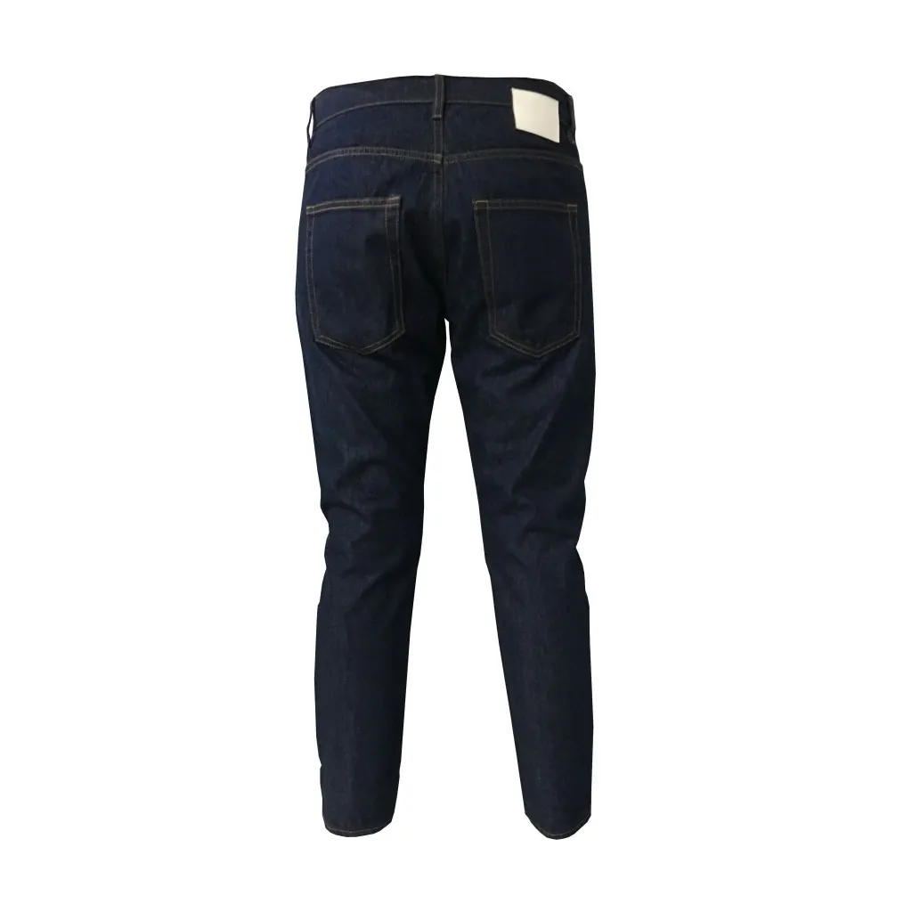 TISSUE’ jeans uomo onewashed mod BRANDO PANT TPM00901 100% cotone MADE IN ITALY