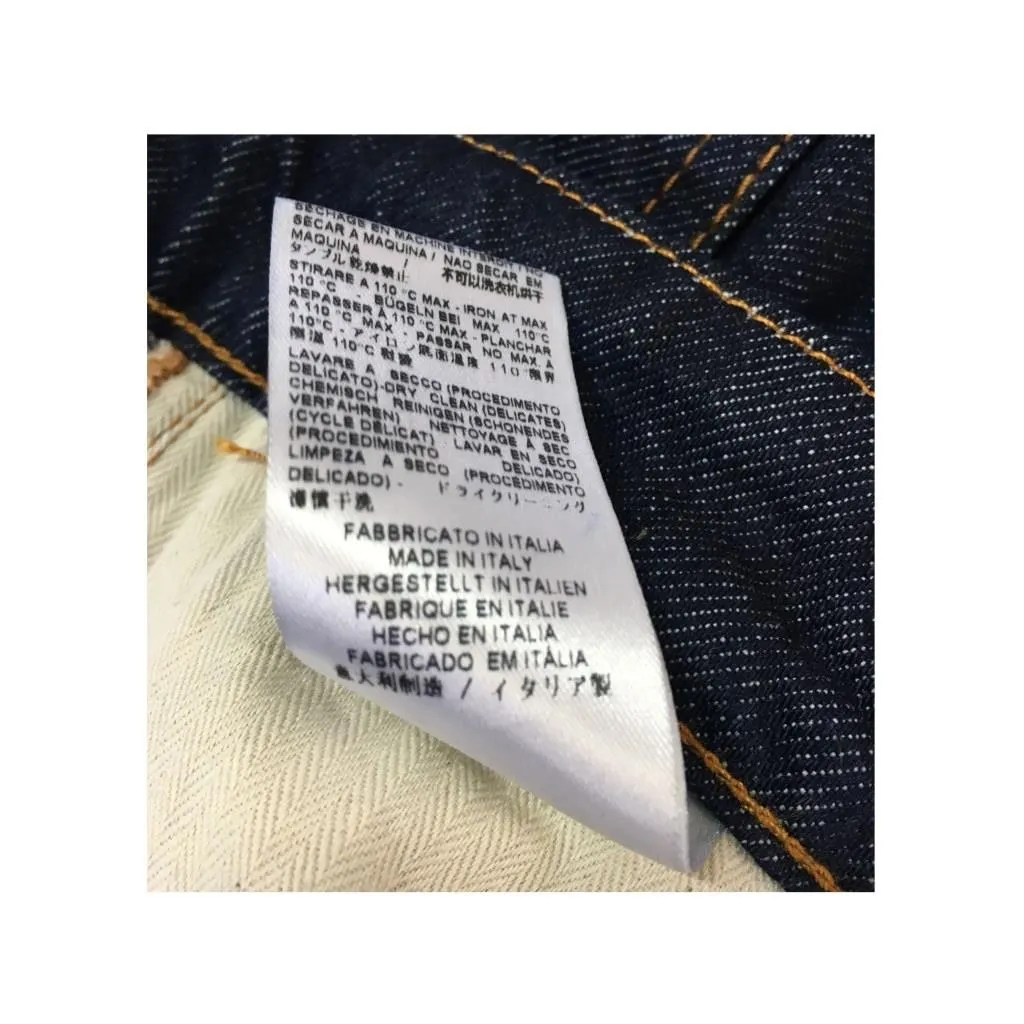 TISSUE’ jeans uomo onewashed mod BRANDO PANT TPM00901 100% cotone MADE IN ITALY