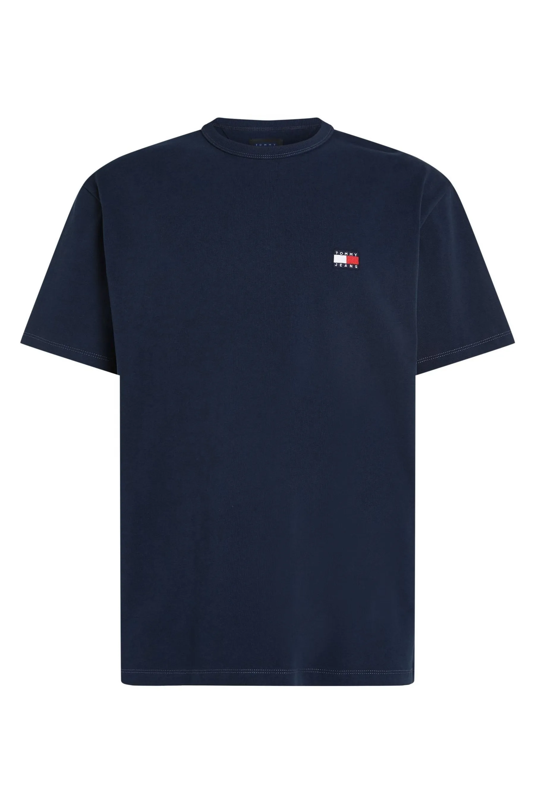 Tommy Jeans Regular - Blu vestibilità Blu - T-shirt con toppe    