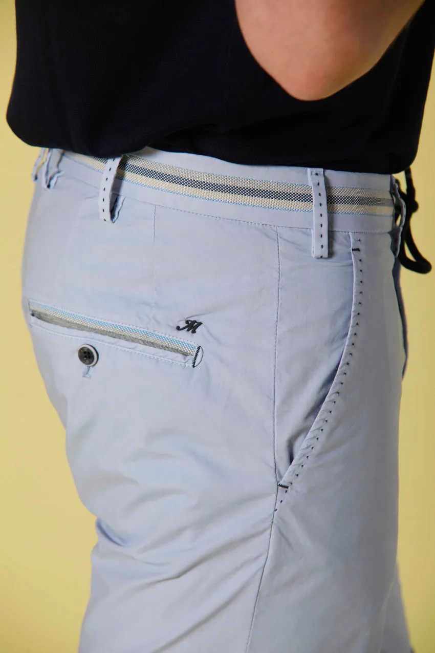 Torino Rainbow bermuda chino homme en toile de parachute avec coulisse slim