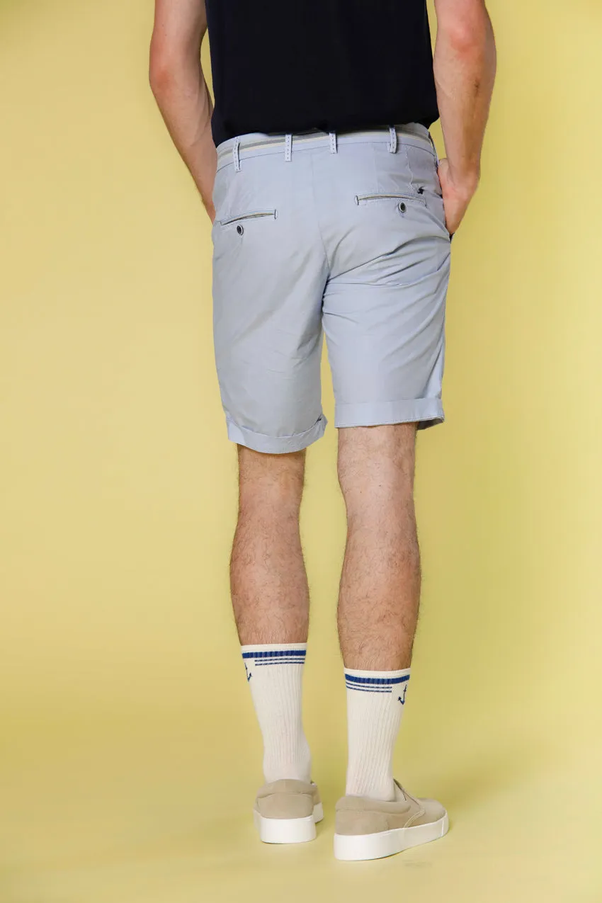 Torino Rainbow bermuda chino homme en toile de parachute avec coulisse slim