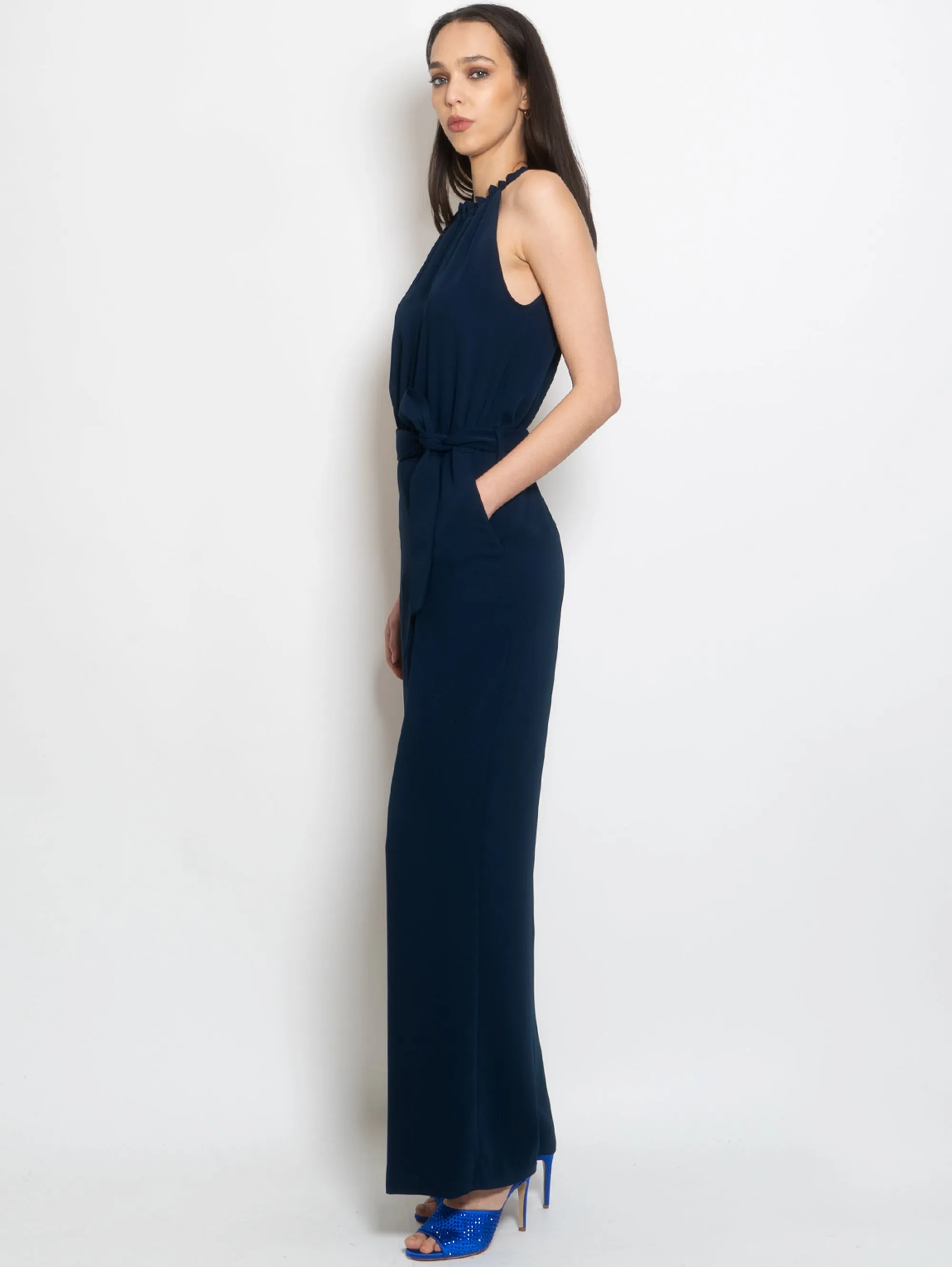Tuta con Scollo all'Americana Blu