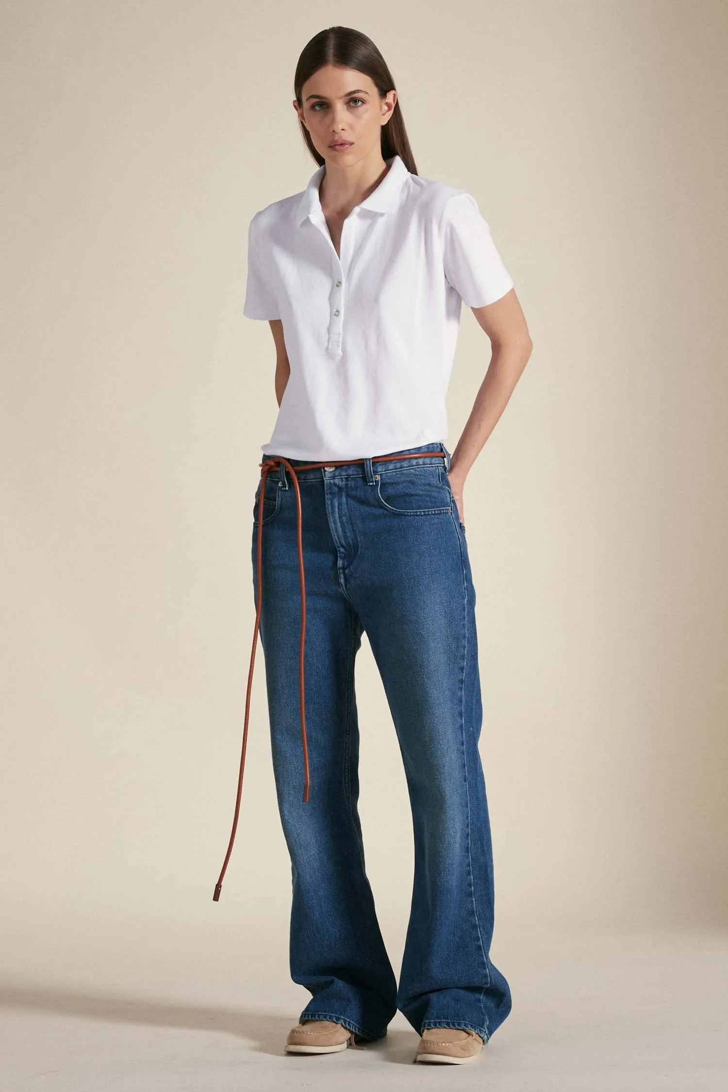 URSA – Polo bianca in cotone