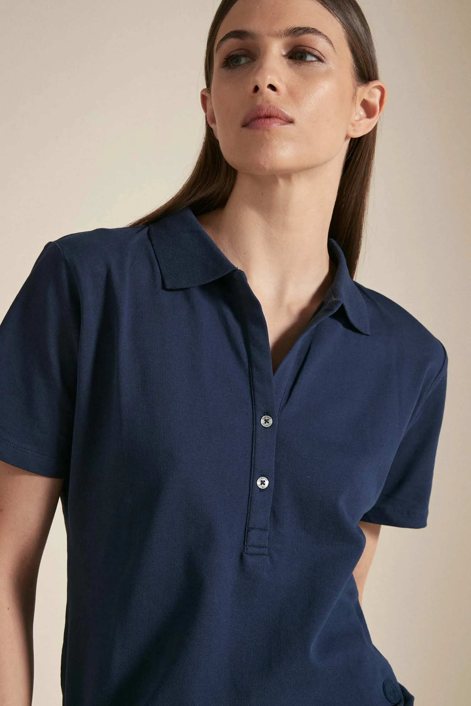 URSA – Polo blu in cotone