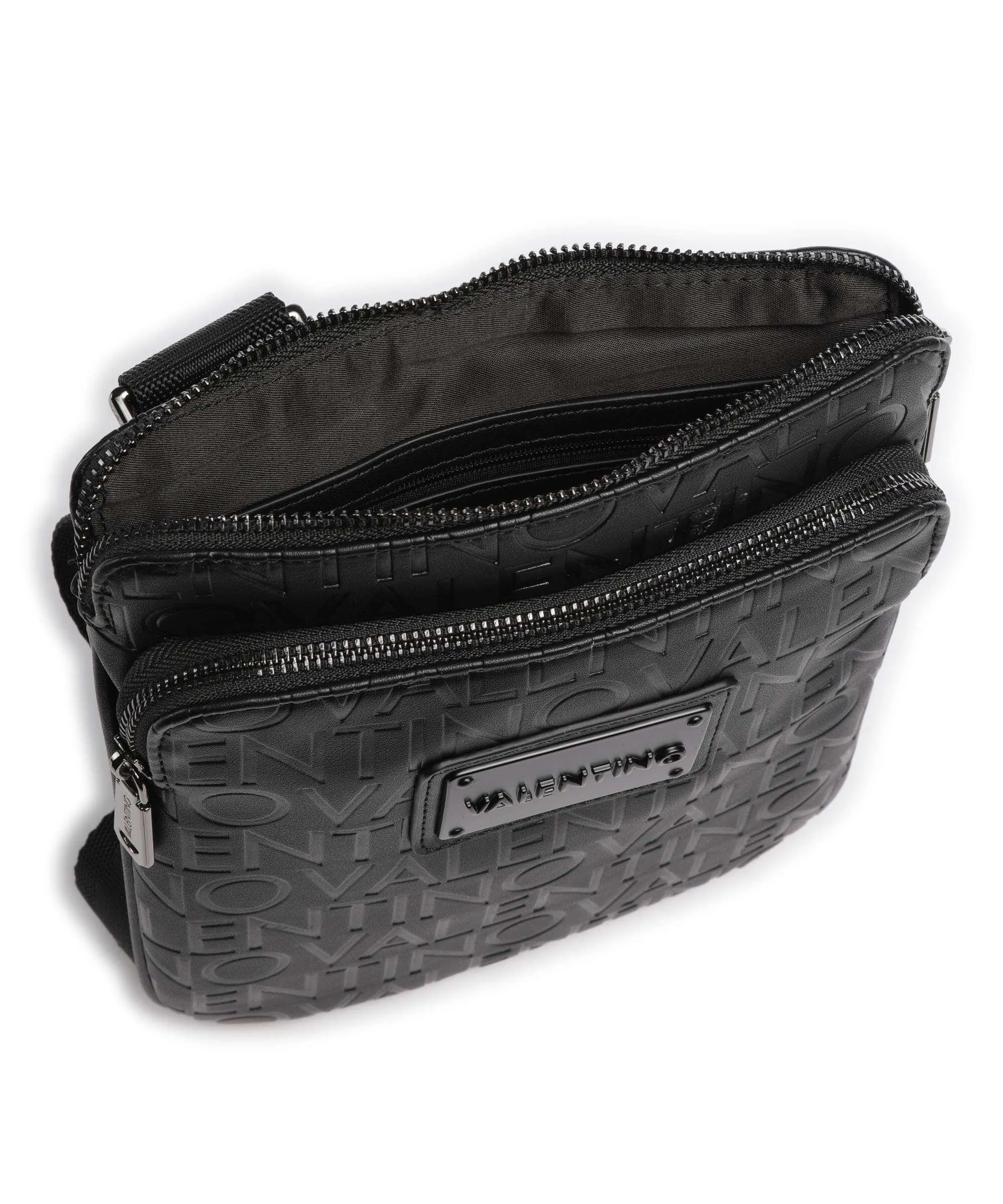  Valentino Bags Patrik Re Borsa a tracolla pelle sintetica nero  