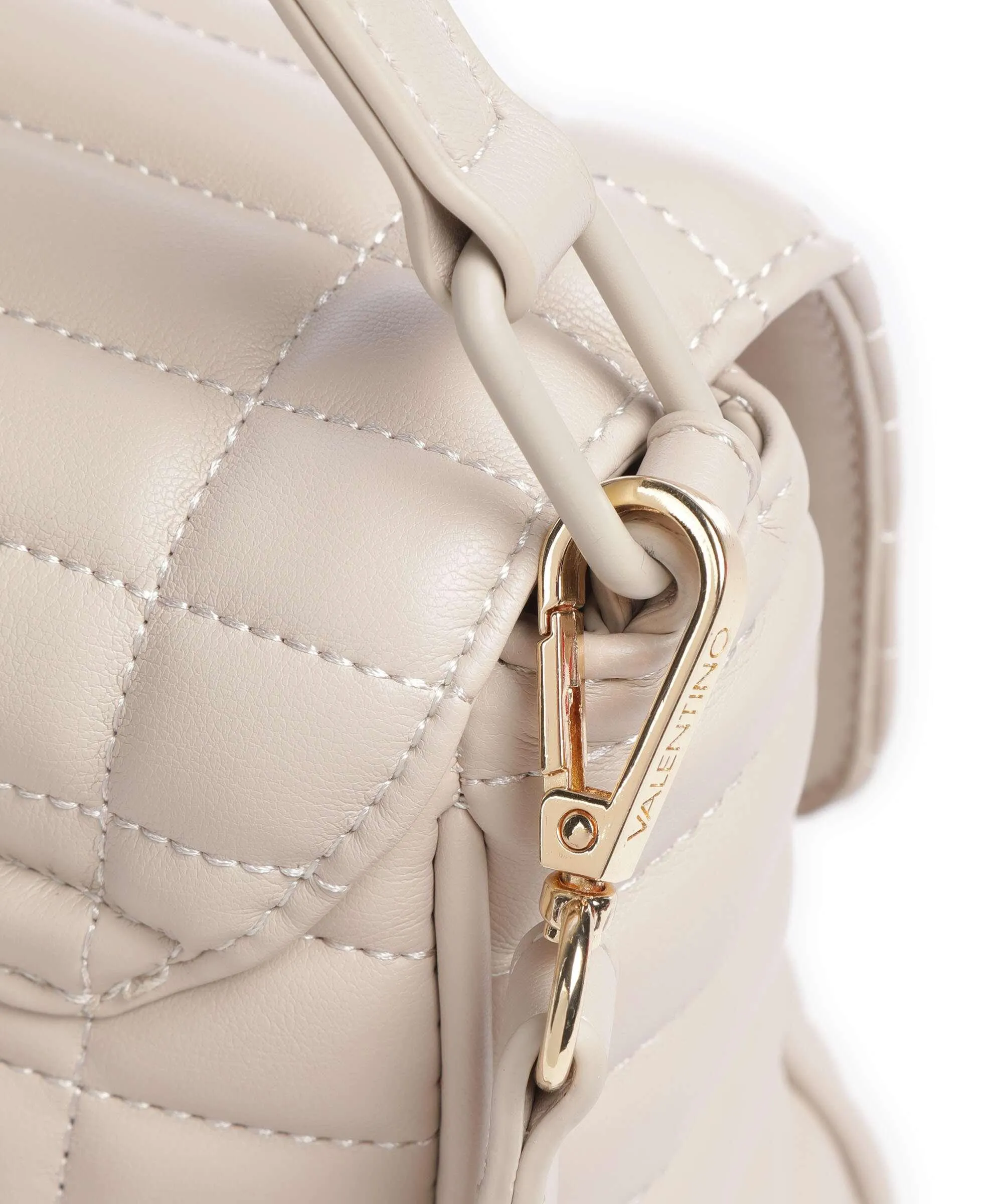  Valentino Bags Quilt Borsa a spalla pelle sintetica beige  