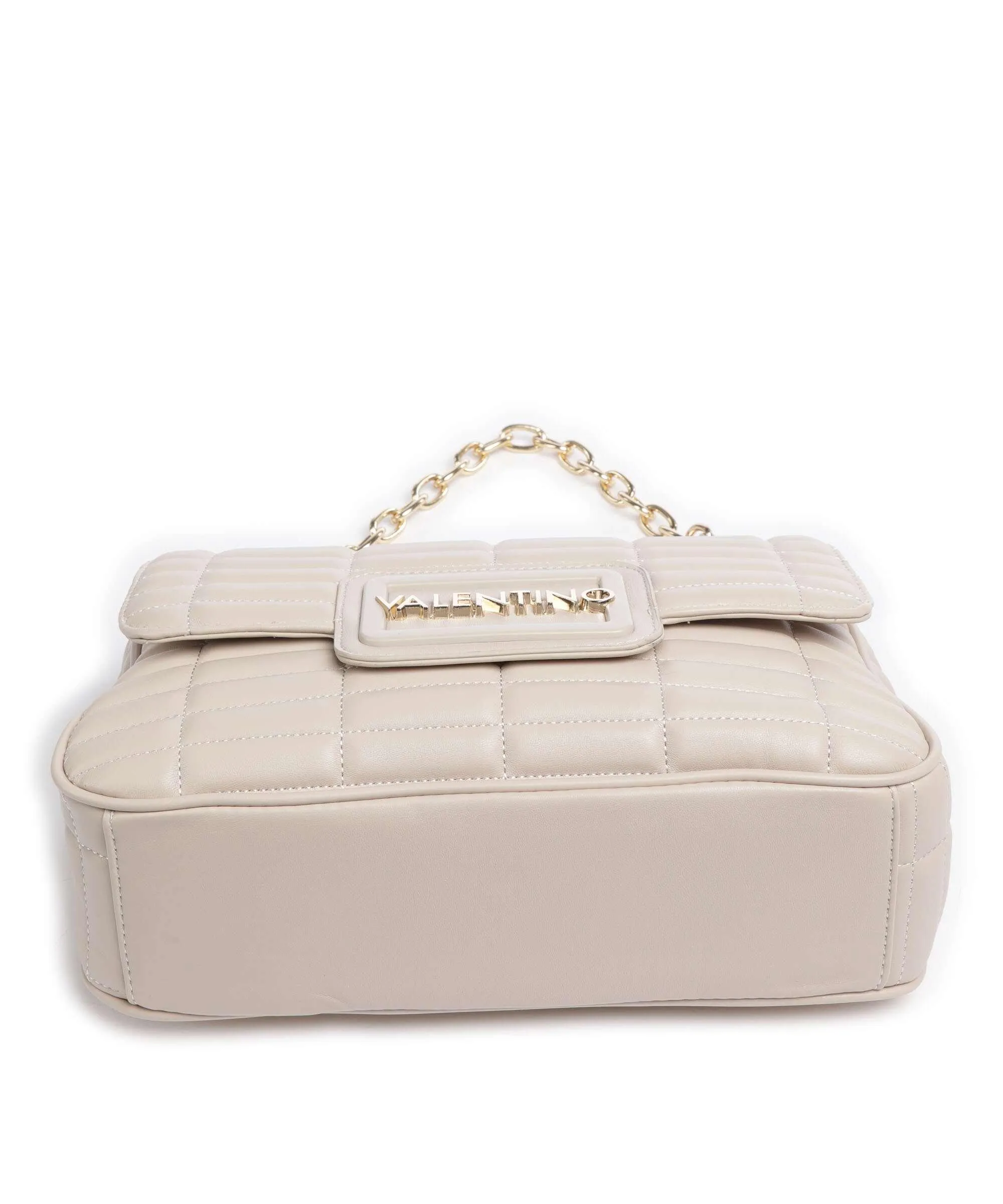  Valentino Bags Quilt Borsa a spalla pelle sintetica beige  