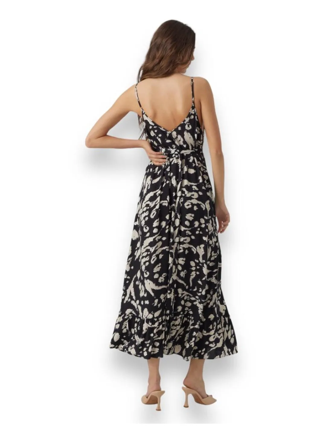 VERO MODA DONNA VMEASY 7/8 STRAP DRESS R1 WVN GA