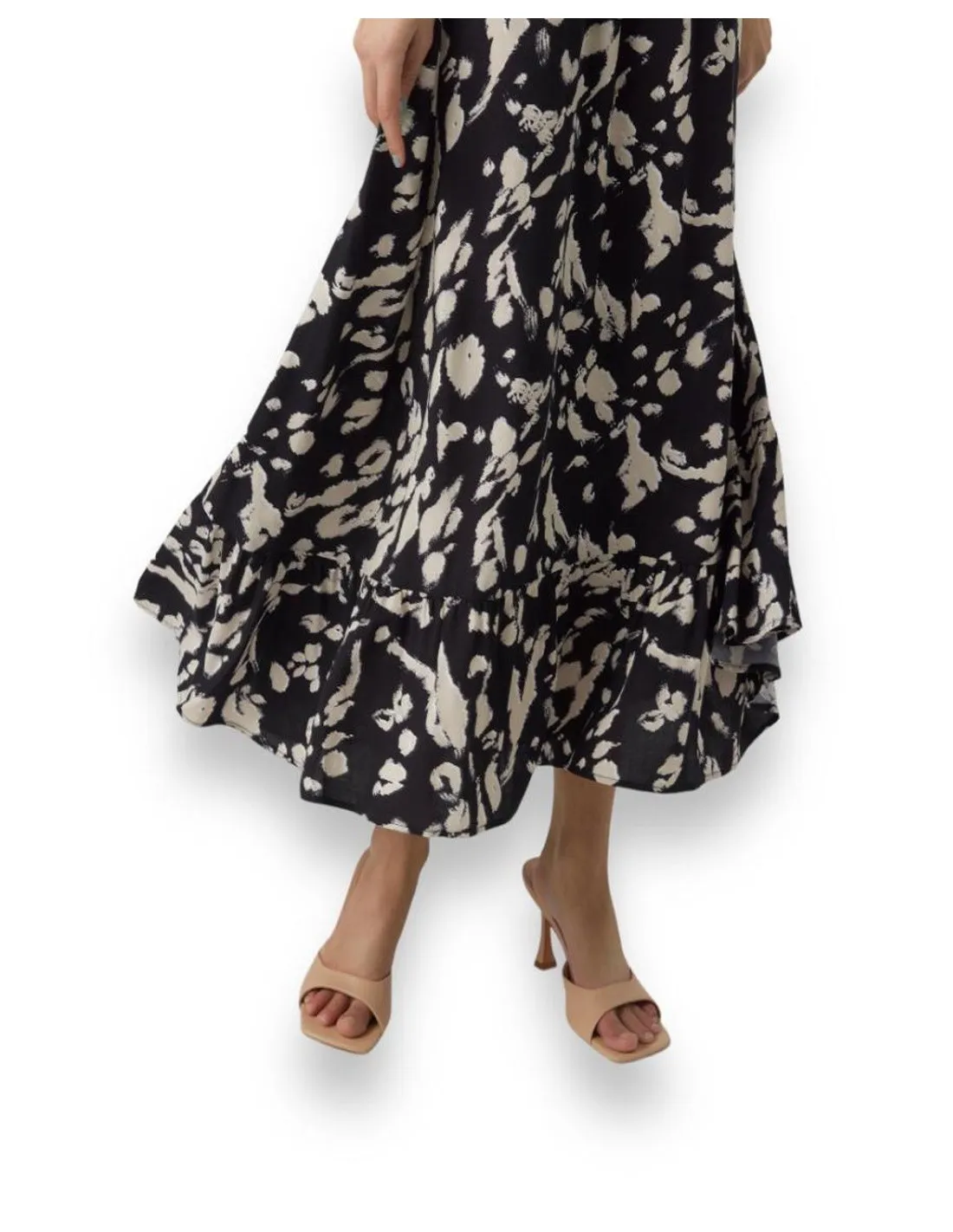 VERO MODA DONNA VMEASY 7/8 STRAP DRESS R1 WVN GA