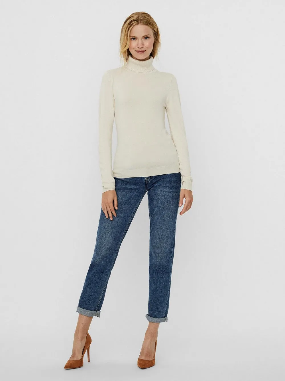 VERO MODA Maglione Donna - Beige modello 10231630