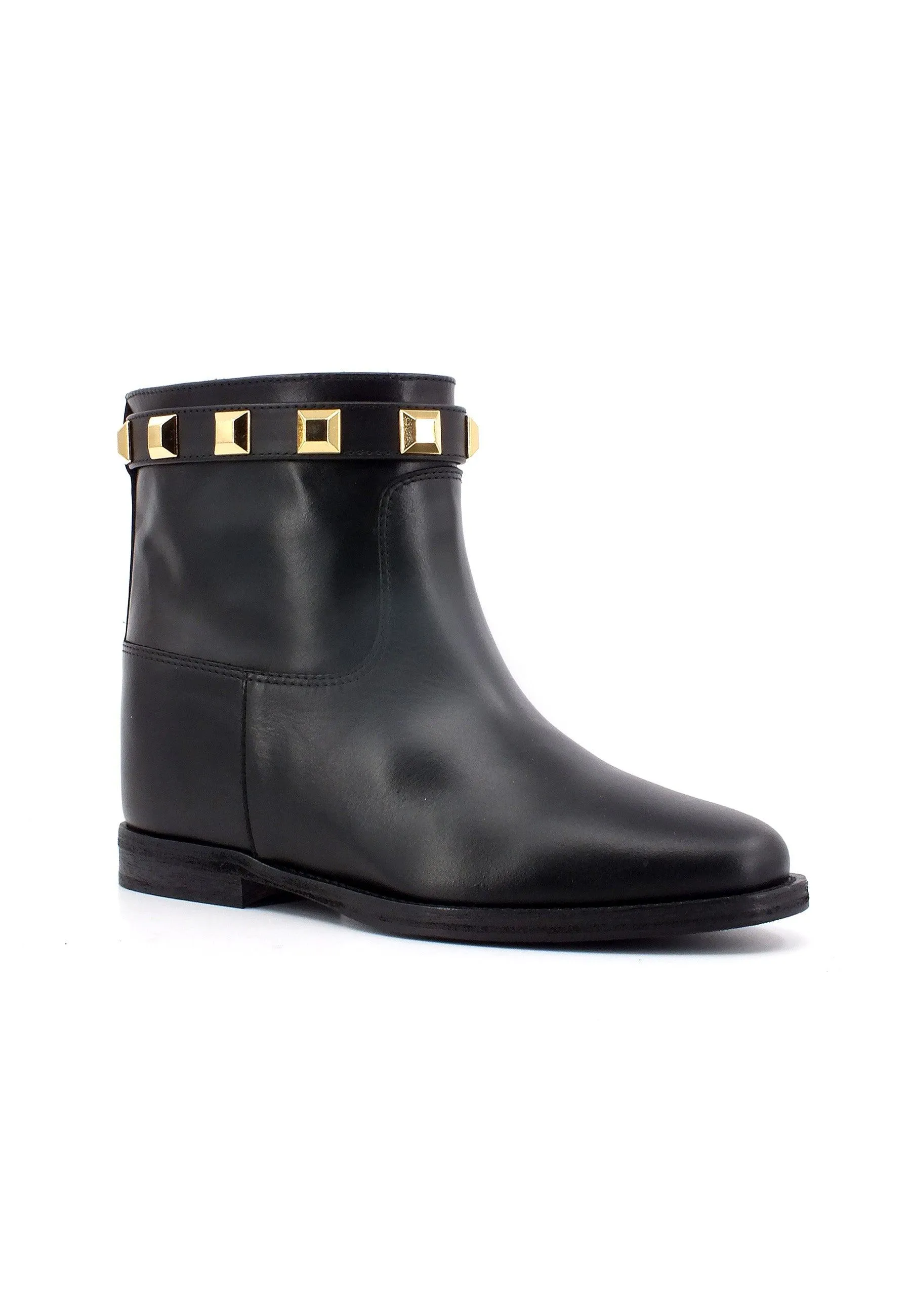 VIA ROMA 15 Santa Monica Stivaletto Donna Nero 4002