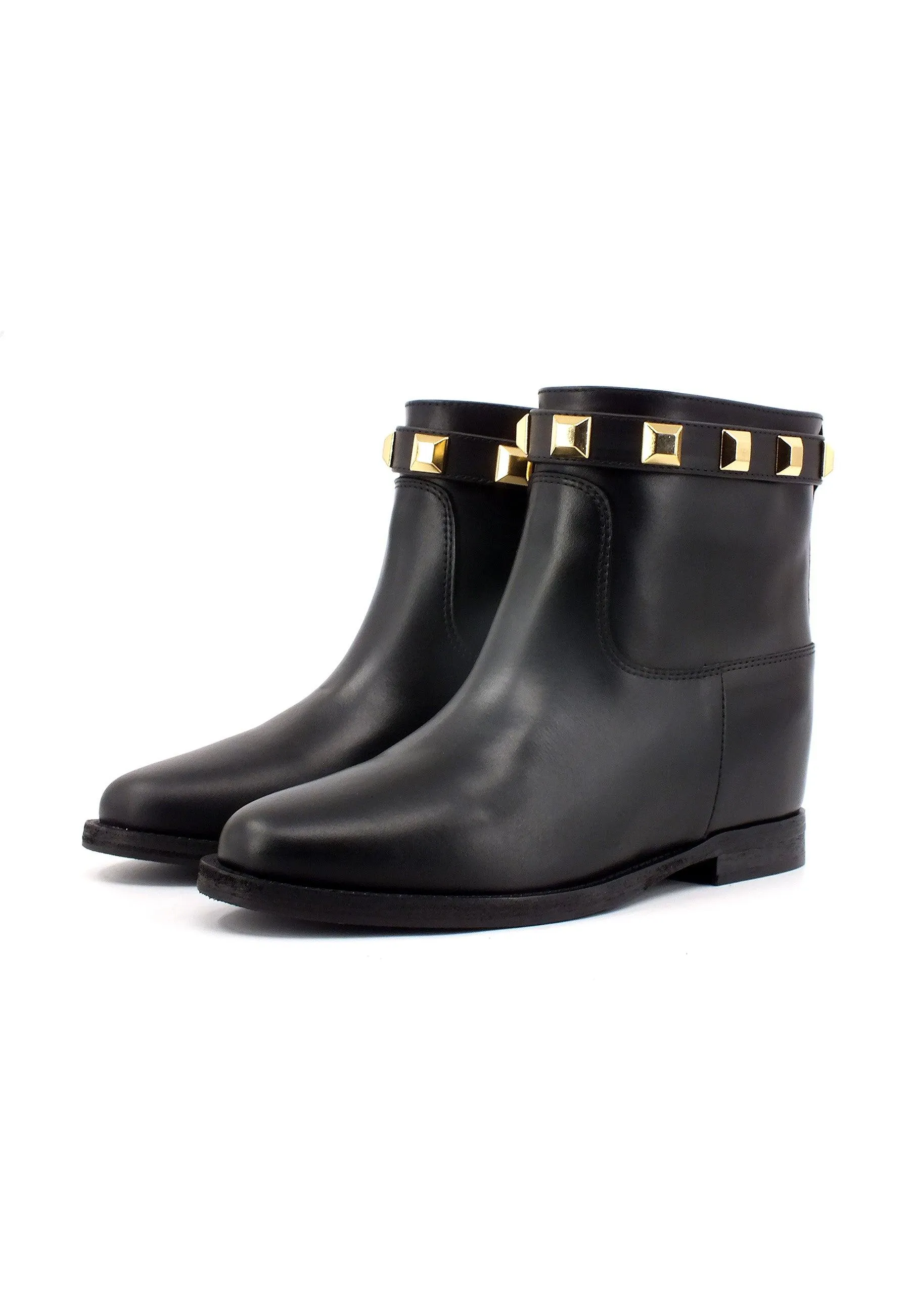 VIA ROMA 15 Santa Monica Stivaletto Donna Nero 4002