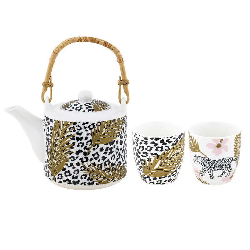 Villa Altachiara Set teiera e tazze té Togo new bone china