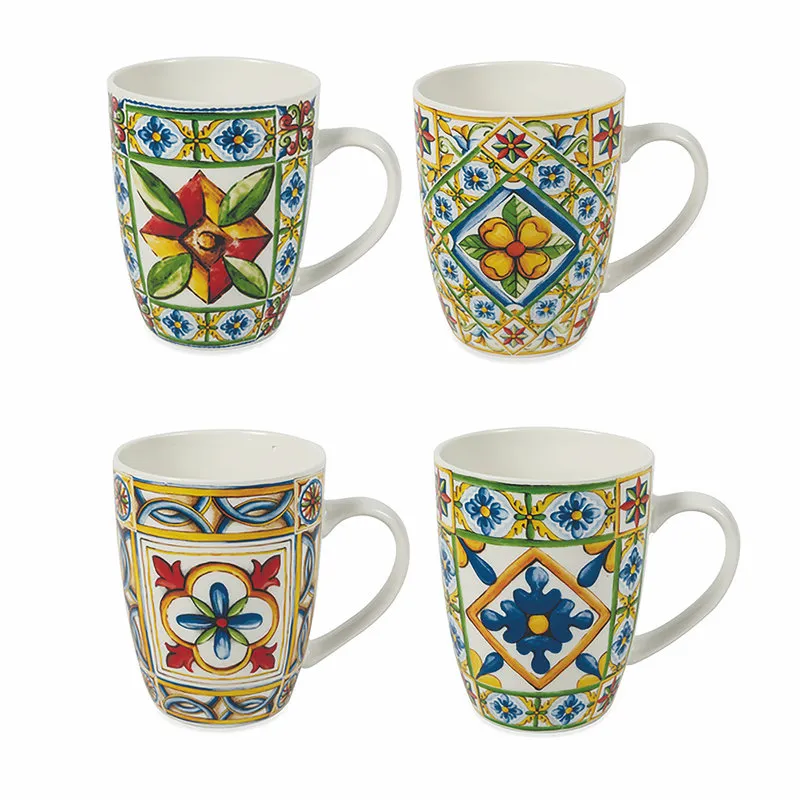 Villa D'Este Home Tivoli 1996 Costiera set 4 tazze 300 ml