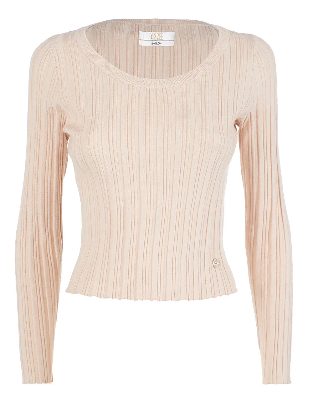 YES ZEE Maglione Donna - Bianco modello M017